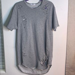EPTM Men’s Gray Distressed t-shirt
